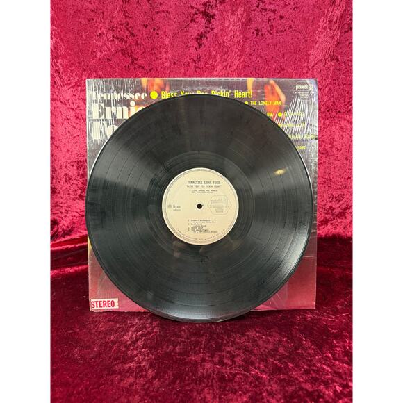 Vintage 12" Vinyl Record Tennessee Ernie Ford Bless Your Pea Pickin' Heart 1958 - Picture 4 of 4